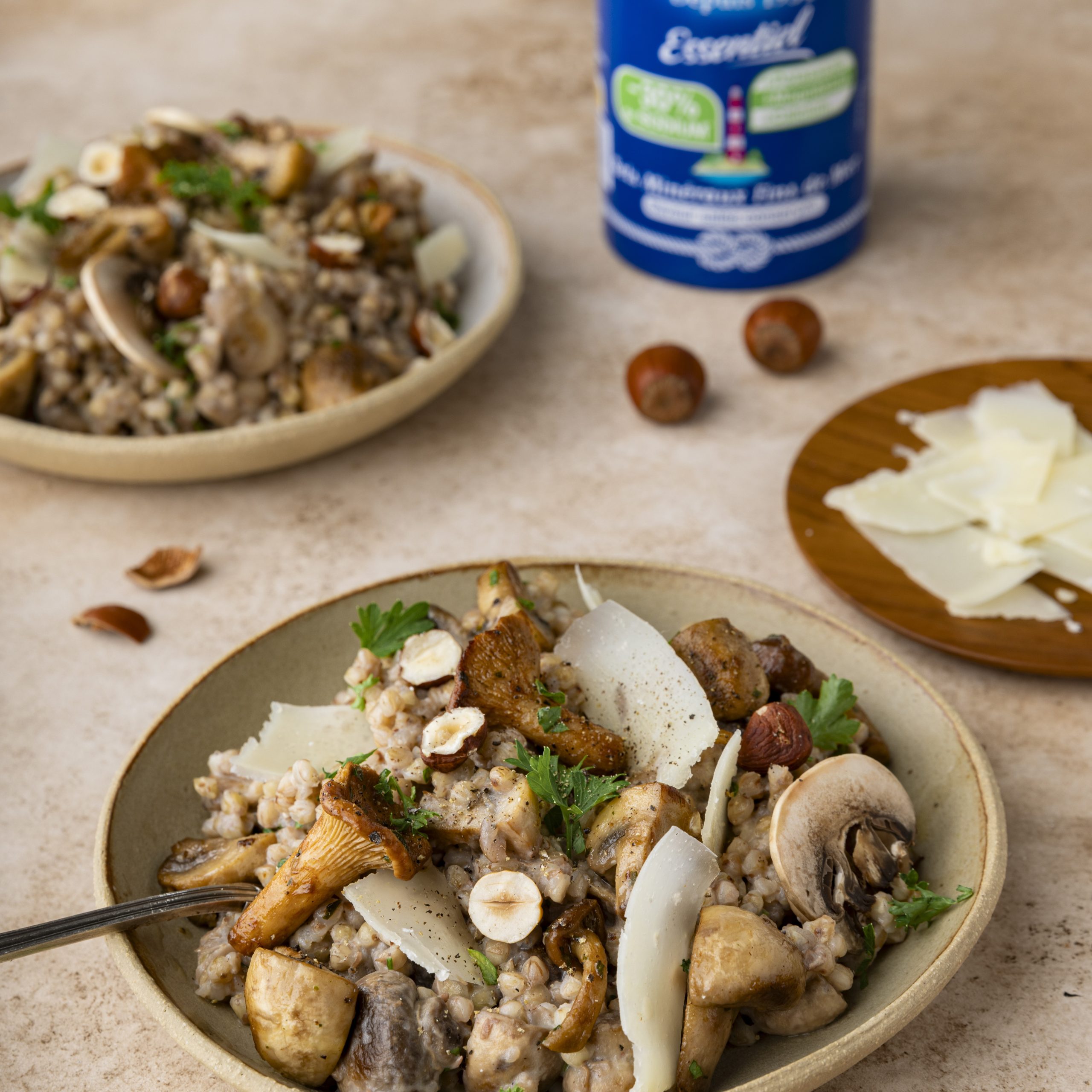 Risotto de sarrasin aux champignons