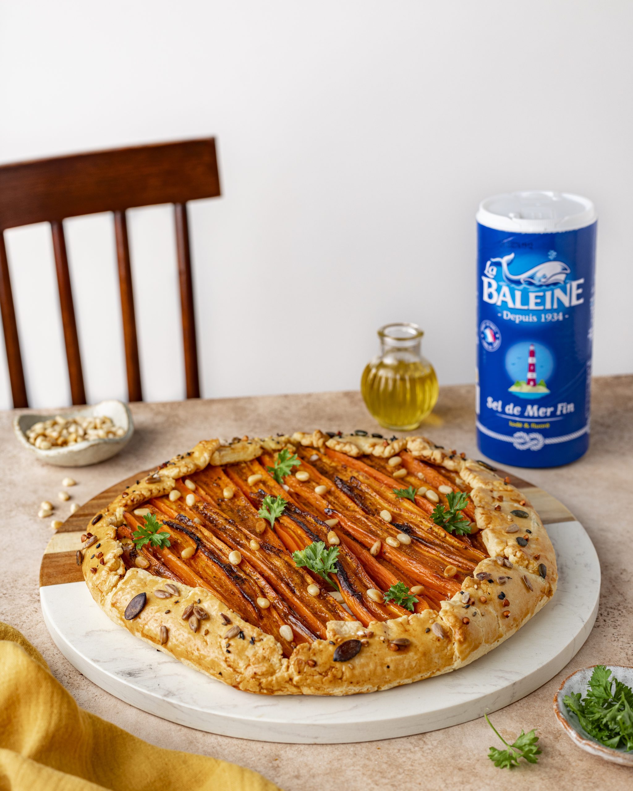Tarte rustique aux carottes